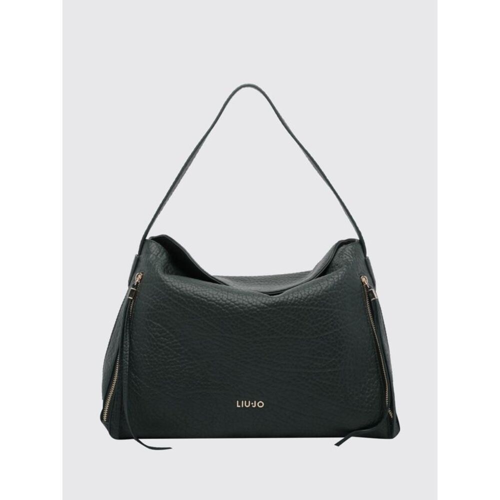 Liu Jo Women Liu Jo Grained Synthetic Leather Shoulder Bag With Flap Closure